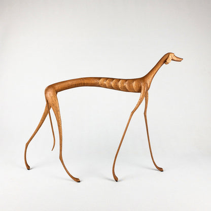 Wooden Dog Sculpture (Baleia) - Marcos de Sertânia