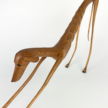 Wooden Dog Sculpture (Baleia) - Marcos de Sertânia